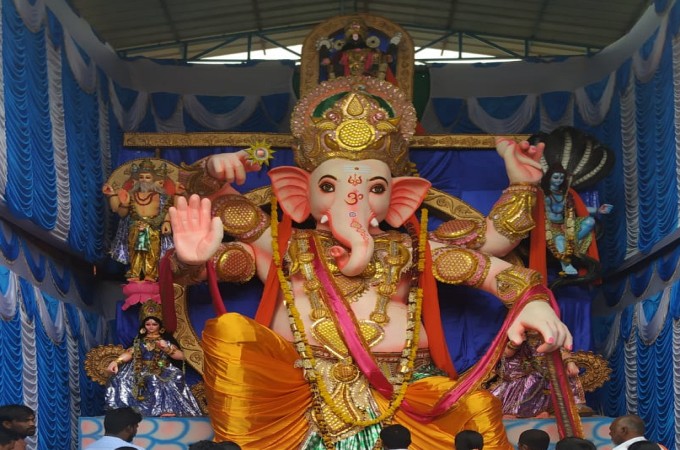 33 feet tall Ganesh idol in ballery