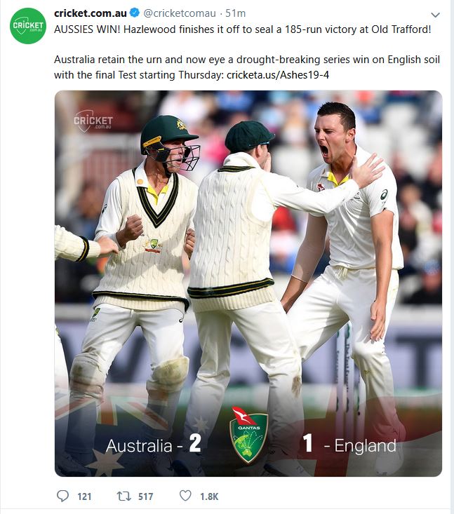 ICC, ICC tweets, australia