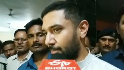 chirag paswan talking with etv bharat