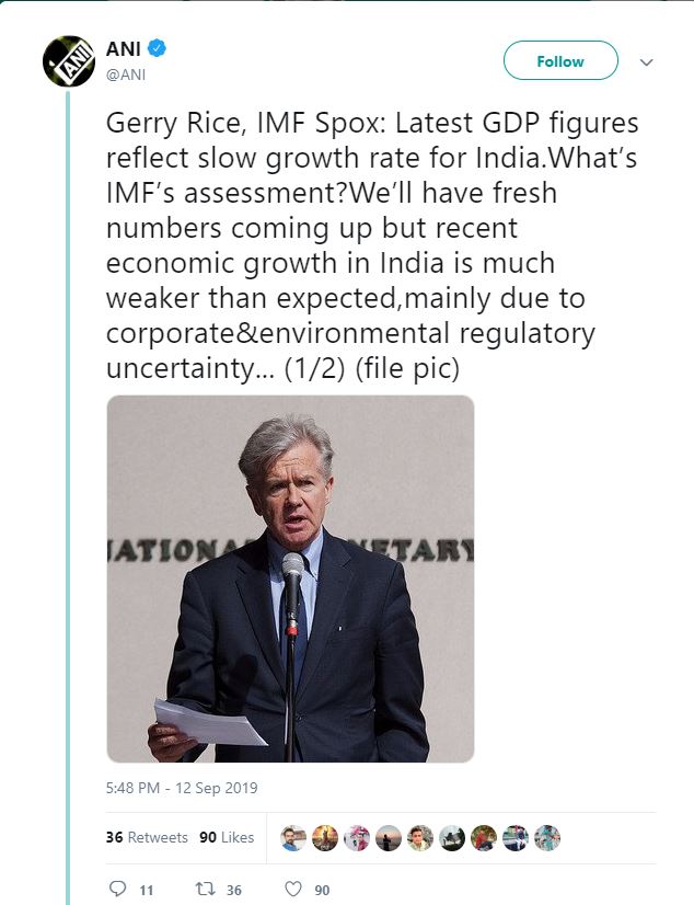 imf spokesperson gerry rice on idian economy