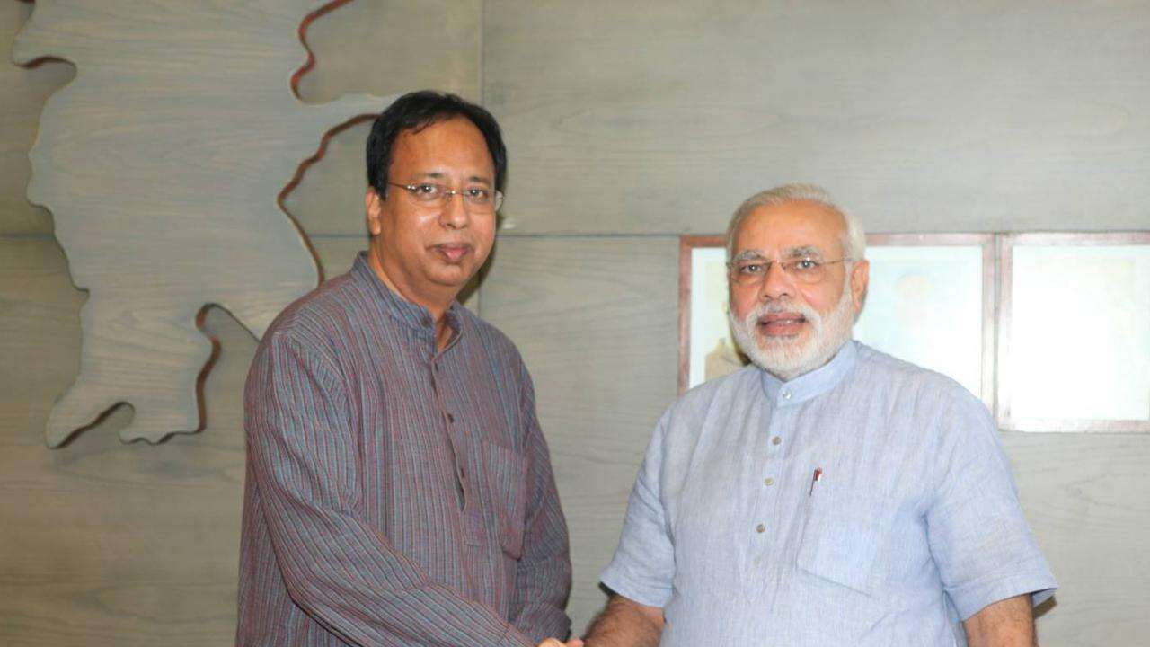 sanjay jaiswal with pm modi