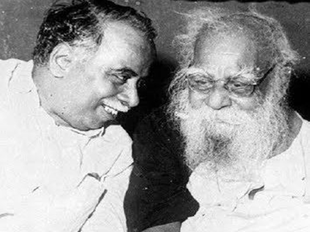 anna with periyar