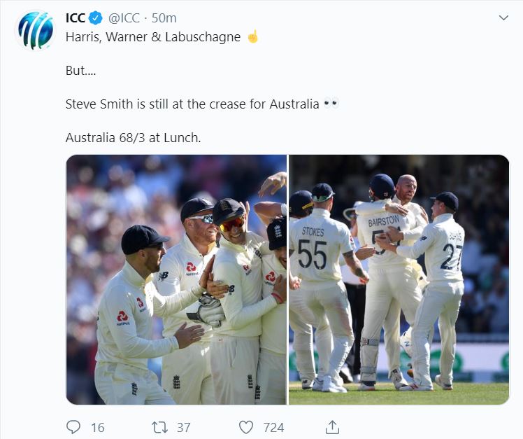 ICC, ICC tweets