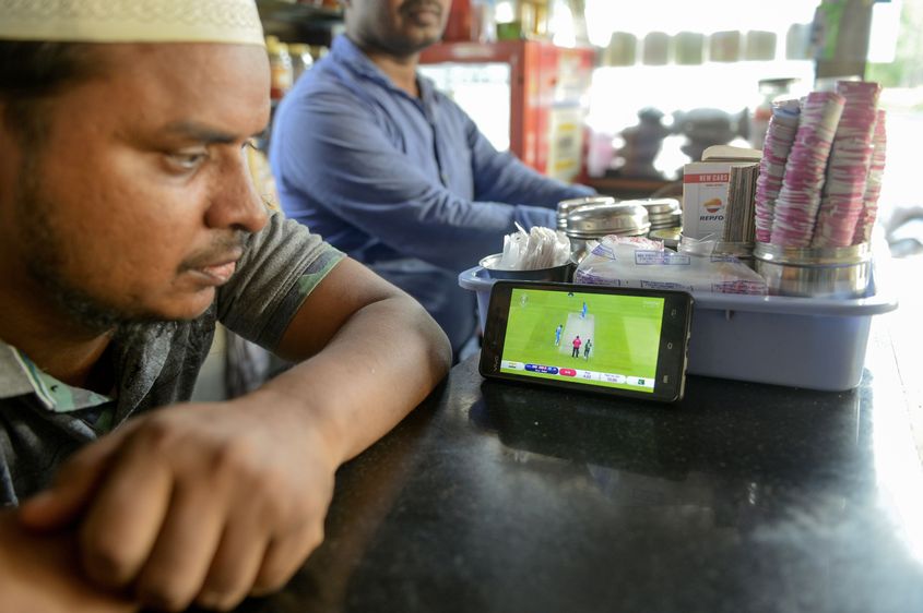 india match see by a audience