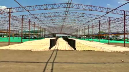 huge platform is ready in the gabbur dist of raichur