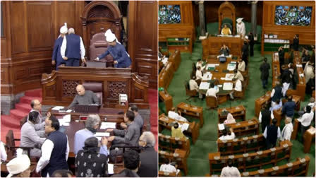 Budget session 2023 : લોકસભા અને રાજ્યસભાની કાર્યવાહી સ્થગિત