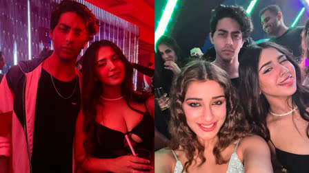 Aryan Khan parties with Roshni Walia and friends