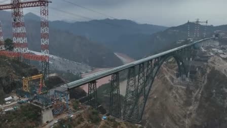 World's highest railway bridge in J&K