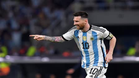 ലയണൽ മെസി  Argentina vs curacao  Lionel Messi Scores 100th Argentina Goal  Lionel Messi  sports news  മെസി  messi record