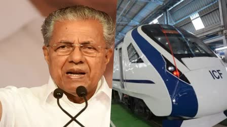 cm pinarayi vijayan  union minister ashwini vaishnav statement  vande bharat  vande bharat in kerala  k rail  വന്ദേ ഭാരത് ട്രെയിന് അനുമതി  മുഖ്യമന്ത്രി  കേരളത്തിലേക്ക് വന്ദേ ഭാരത് ട്രെയിന്‍  അശ്വനി വൈഷ്‌ണവിന്‍റെ പ്രസ്‌താവന  തിരുവനന്തപുരം ഏറ്റവും പുതിയ വാര്‍ത്ത  ഇന്നത്തെ പ്രധാന വാര്‍ത്ത