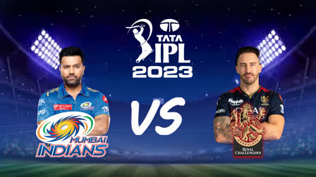 Etv BharatIPL Today FiIPL MI vs RCB 2023xtures