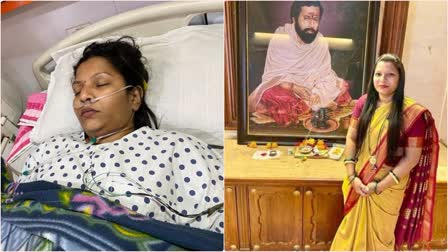 Attack on female activist of Uddhav Thackeray faction