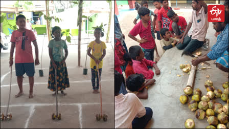 palm fruit festival in thangalacheri villiage