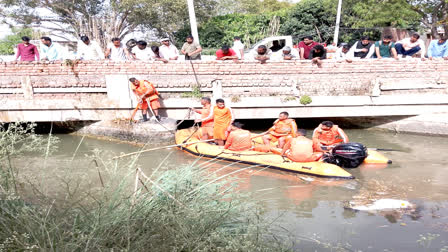 NDRF team search operation in Bhiwani