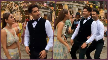 SHEHNAAZ GILL DANCING WITH JASSI GILL