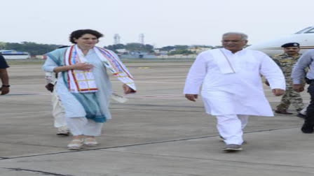 Priyanka gandhi in chhattisgarh