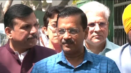 Kejriwal's hint as he reaches CBI office for questioning