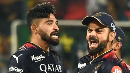 IPL 2023  RCB vs CSK  Virat Kohli fined for breaching IPL rule  Virat Kohli  IPL Code of Conduct  Shivam Dube  Royal Challengers Bangalore  Chennai Super Kings  വിരാട് കോലിക്ക് പിഴ ശിക്ഷ  ചെന്നൈ സൂപ്പര്‍ കിങ്‌സ്  റോയല്‍ ചലഞ്ചേഴ്‌സ് ബാംഗ്ലൂര്‍  വിരാട് കോലി  ശിവം ദുബെ