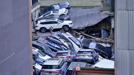 Parking garage collapses in NYC