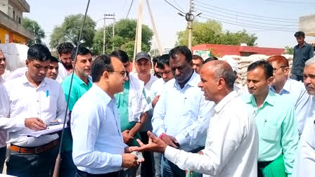 Bawanikheda grain market Surprise inspection