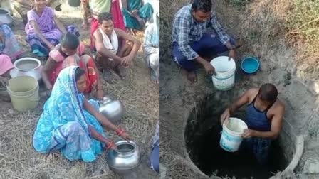 Drinking water crisis in village Shamtara Nayapara