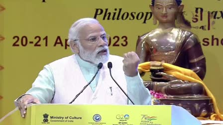 pm Modi attends Global Buddhist Summit