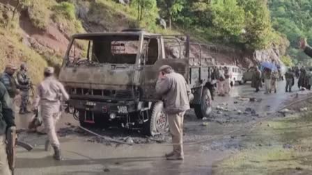 5 jawans killed in terror attack in J&K's Poonch, militants used grenades to set truck on fire