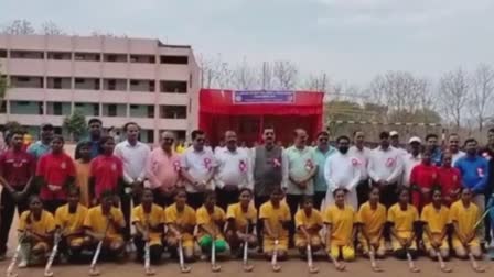 hockey competition organized in jamtara