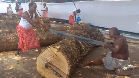 chariot construction of  rath yatra