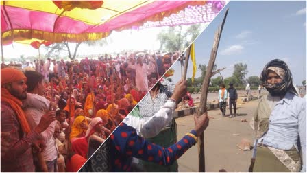 Protest in Bharatpur