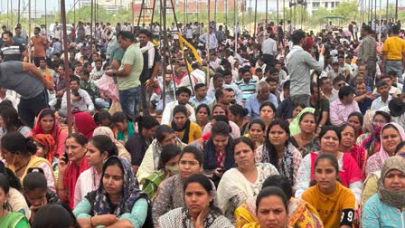 Ministerial Employees Protest in Jaipur