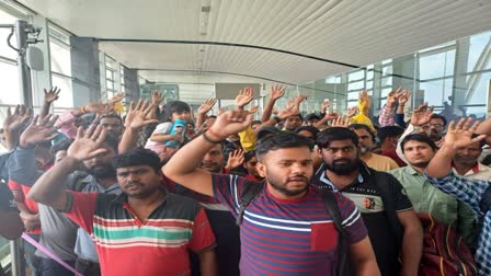 Etv BharatOperation Kaveri: Another batch of 186 Indians return home from Sudan