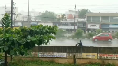 Thunderstorm with light rain