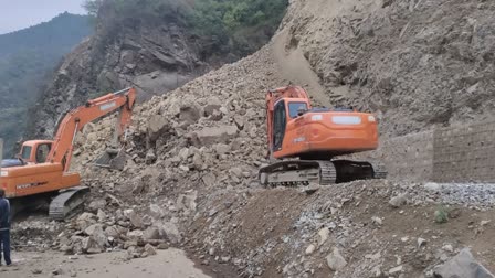 Landslide in Mand