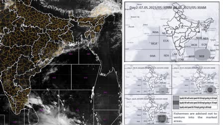 Attention Rain due to Cyclone Mocha, alert in these states including Bengal-Odisha, strong winds will blow in Delhi