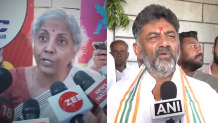 karnataka  Nirmala Sitharaman and D K Shivakumar  കേന്ദ്ര ധനമന്ത്രി നിർമല സീതാരാമൻ രംഗത്ത്  Karnataka votes today  കർണാടക തെരഞ്ഞടുപ്പ്  കർണാടക ജനവിധി ഇന്ന്  കർണാടക ഇന്ന് ബൂത്തിലേക്ക്  കർണാടക നിയമസഭയിലേക്കുള്ള വിധിയെഴുത്ത്  ആകെയുള്ള 224 സീറ്റിലും ബിജെപി മത്സരിക്കും  കോൺഗ്രസ്  പ്രതിപക്ഷ നേതാവ് സിദ്ധരാമയ്യ  Karnataka goes to polls today