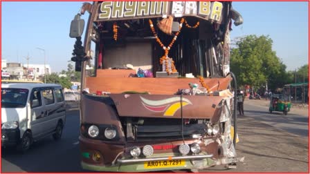 Bus Accident In Gandhinagar