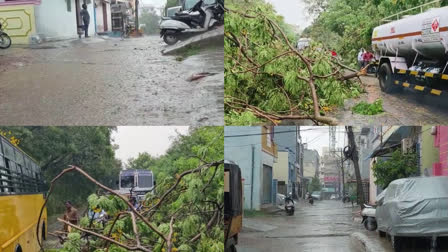 Heavy rains in Hyderabad