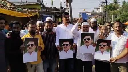 jamir-ahmed-fans-protest-in-shivamogga