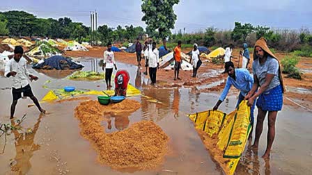 farmers conditions at agriculture market yards in telangana