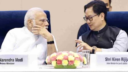 Rijiju loses Law Min to Meghwa  Law Minister Kiren Rijiju has been removed  Cabinet reshuffle  കേന്ദ്രമന്ത്രി സഭയിൽ അഴിച്ചുപണി  നിയമമന്ത്രി കിരൺ റിജ്ജു  പ്രധാനമന്ത്രി നരേന്ദ്ര മോദിയുടെ മന്ത്രിസഭ  അർജുൻ റാം മേഘ്‌വാൾ  Minister of Law and Justice of India  Kiren Rijiju