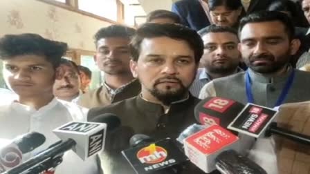 Union Minister Anurag Thakur in Shimla