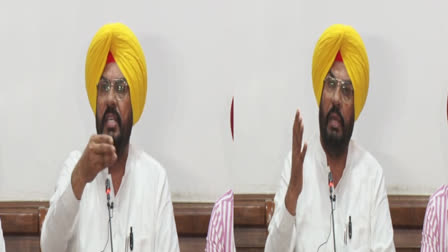 Minister Kuldeep Dhaliwal's press conference against illegal encroachments