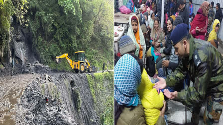 Landslide in North Sikkim ETV BHARAT