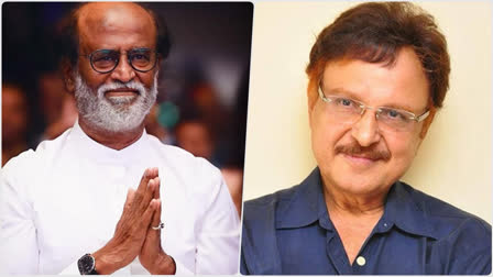 Rajinikanth pays last respect as Sarath Babu's mortal remains brought to Chennai home