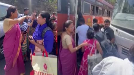 Supriya Sule Helped Passengers