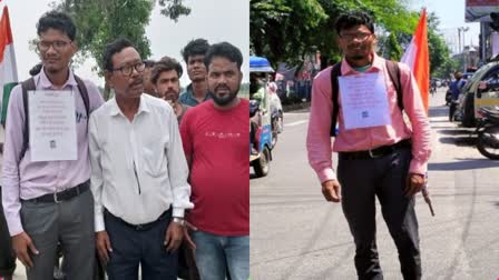 Man walks 250 km to reach state secretariat in North Bengal demanding a bridge over Chel river