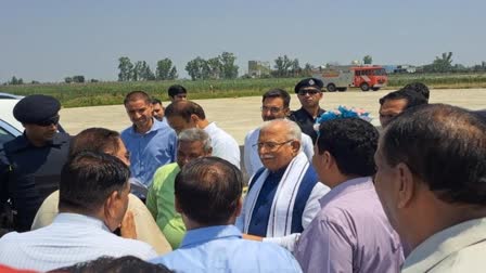 cm manohar lal on karnal tour