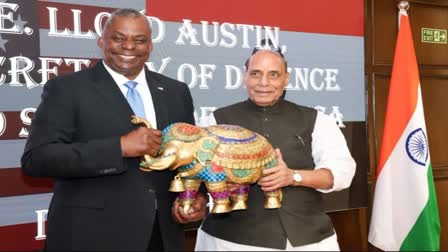 Rajnath Singh Lloyd Austin Meeting