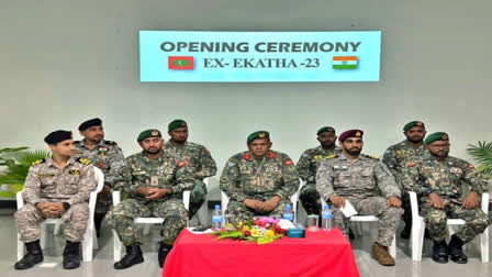 Sixth edition of India-Maldives Exercise 'Ekatha' involving navies underway